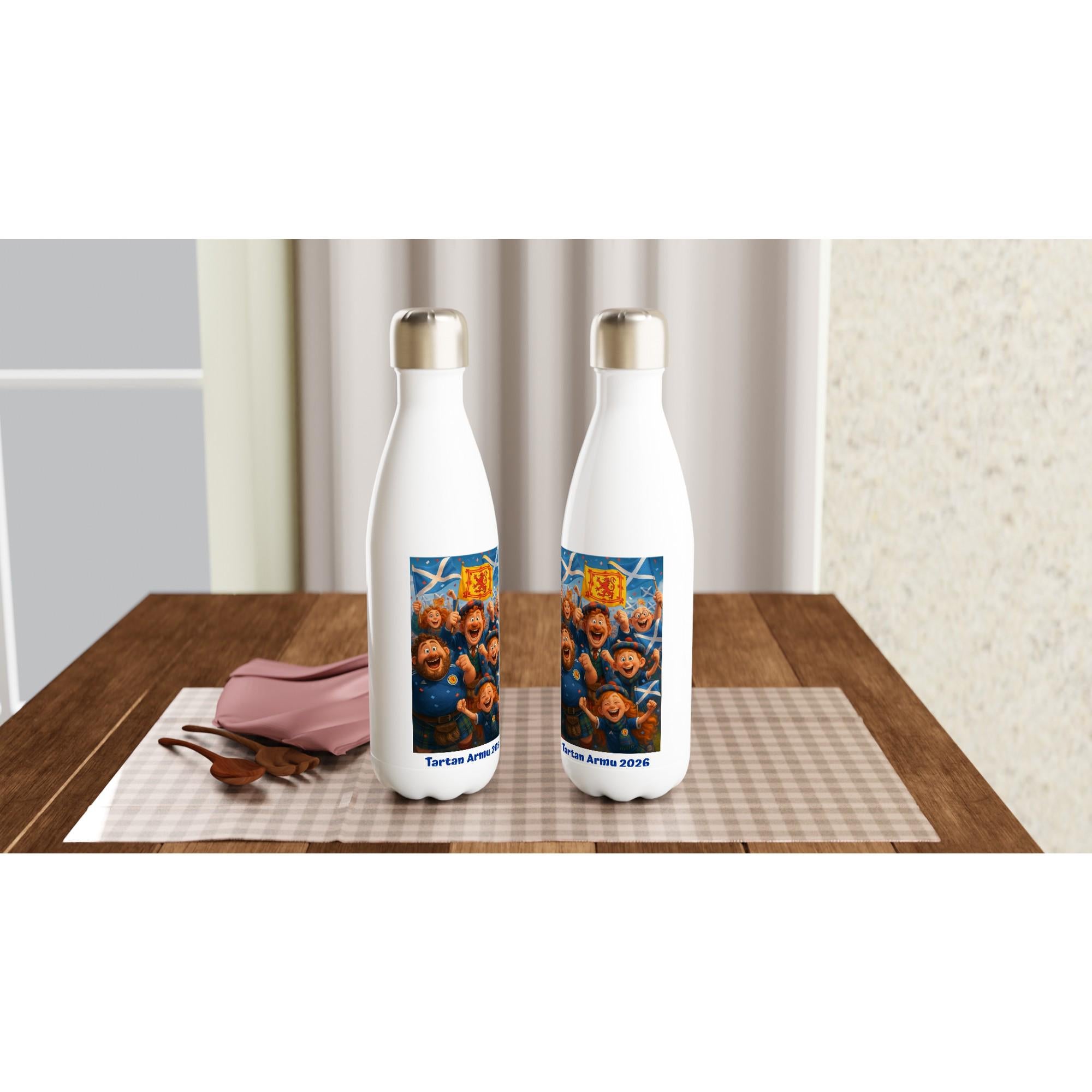 Tartan Army World Cup 2026 Water Bottle - 17oz Stainless Steel
