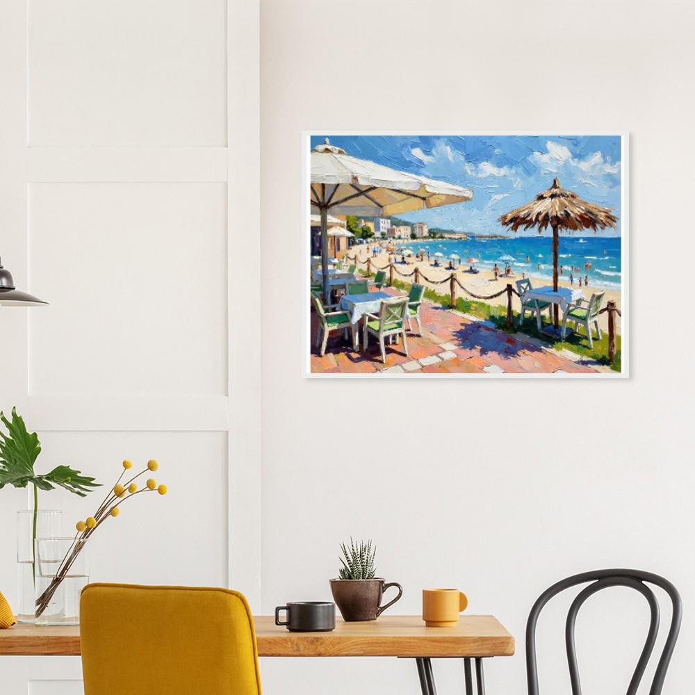 Framed Poster of Orihuela Costa, Spain (60x80cm) - Beautiful Wall Art for Beach Lovers