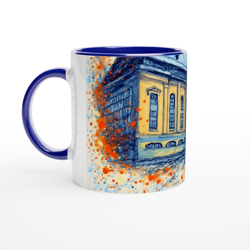 Ibrox Stadium Mug - Handcrafted Glasgow Gift - Ceramic Coffee Cup - Perfect for Rangers Fans