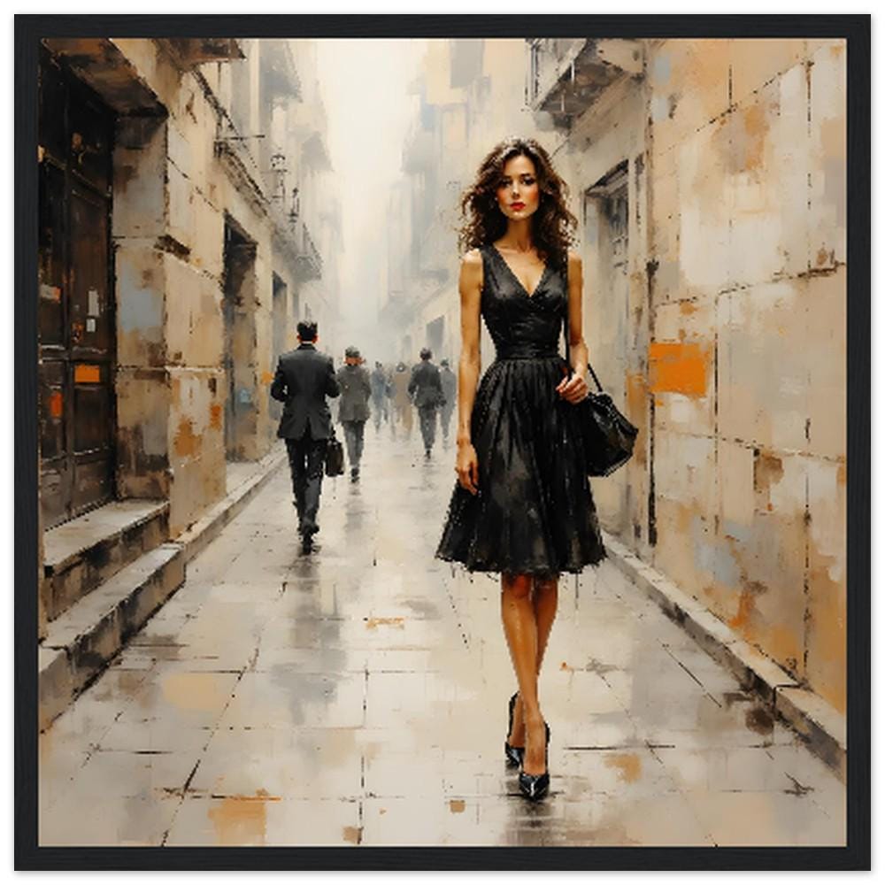 Eternal Elegance Limited Edition Framed Poster - Stylish Wall Art Decor 40x40cm