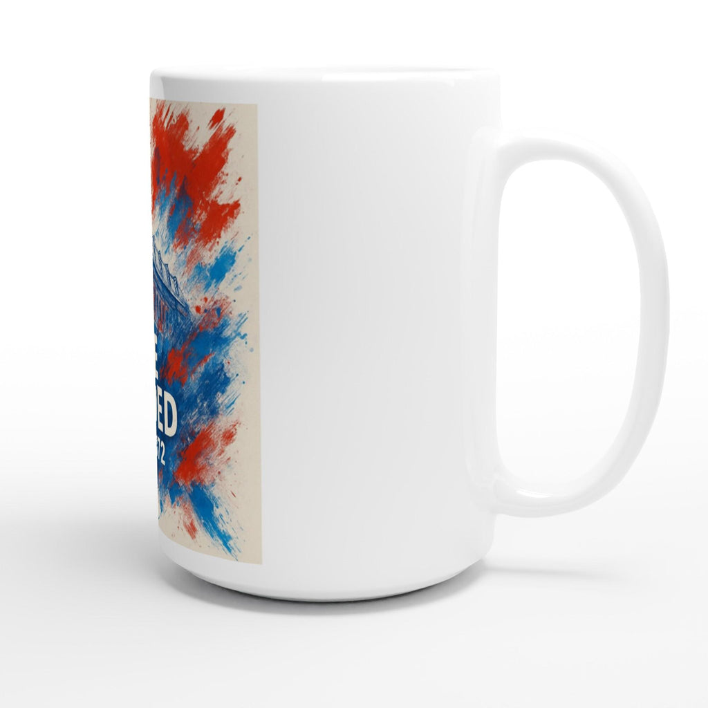 Blue blooded since 1872 Glasgow Rangers White 15oz Ceramic Mug