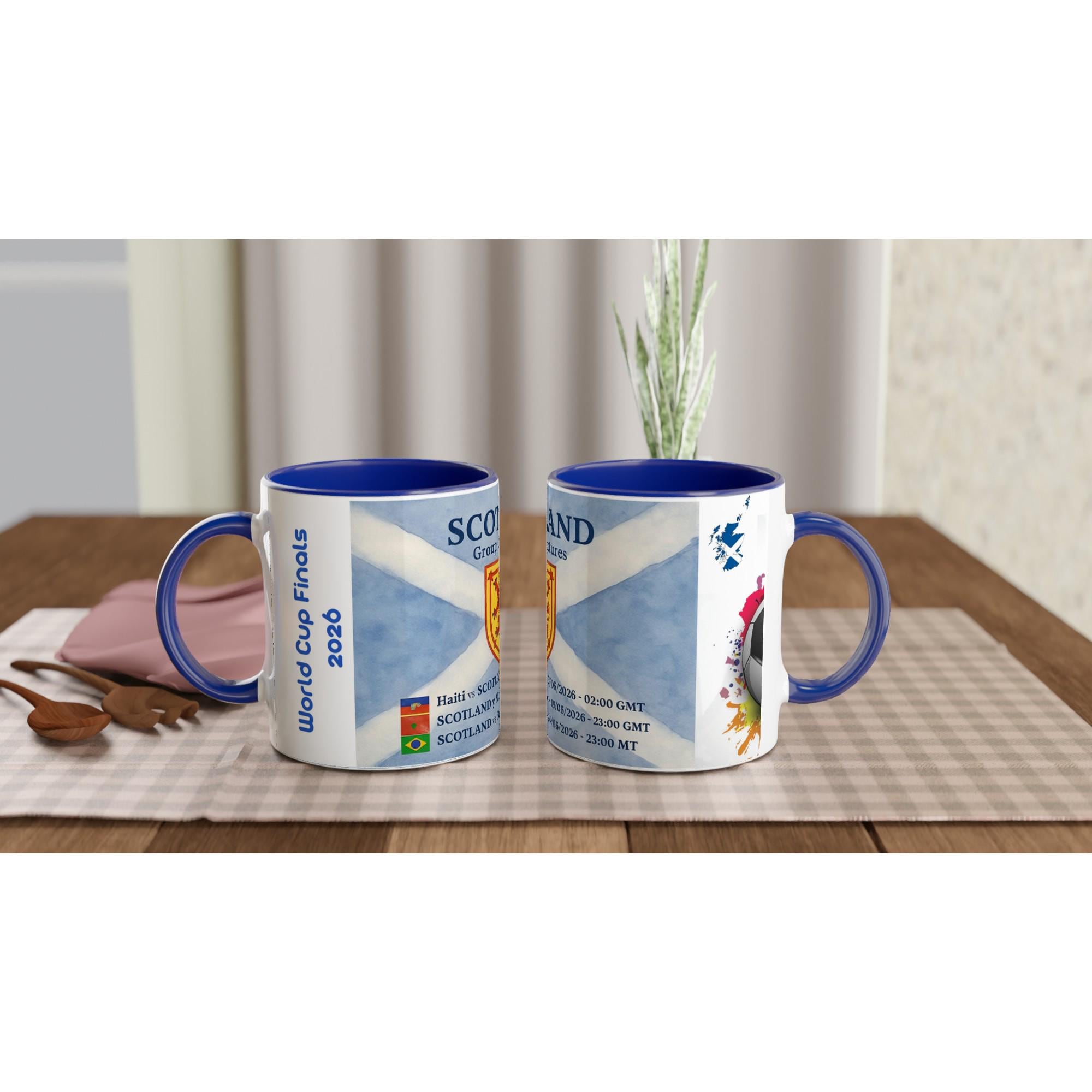 World Cup 2026 Fixtures Mug for Tartam Army Fans - Track Your Games in Style!
