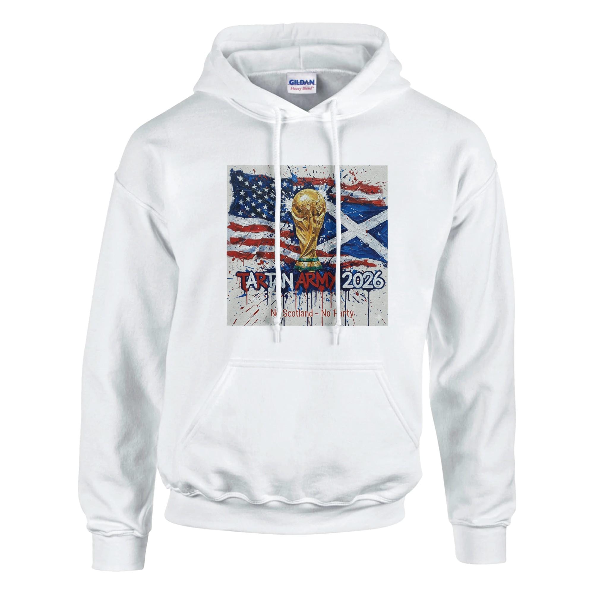 Tartan Army Hoodie - Fifa World Cup 2026 Travel Top - Scotland Kilt Companion