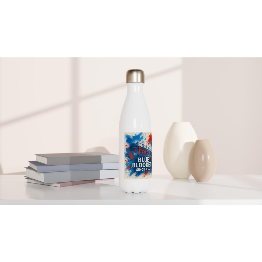 Blue blooded since 1872 Glasgow Rangers White 17oz Stainless Steel Water Bottle