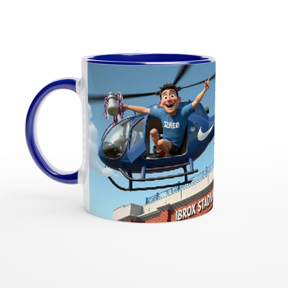 Glasgow Rangers Mug - The Day Helicopter Changed Direction - Perfect Gift for Fans