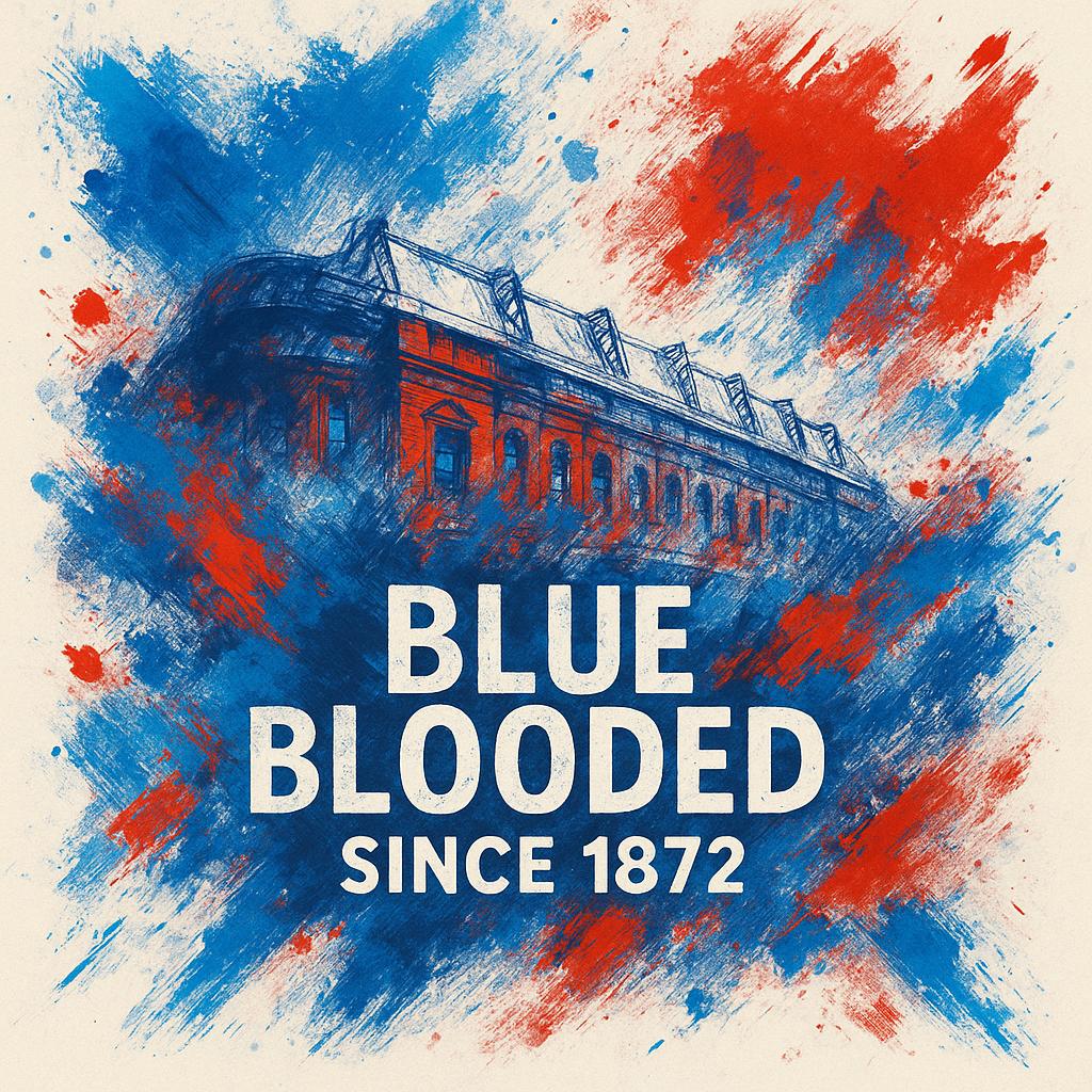 Blue blooded since 1872 Glasgow Rangers White 12oz Enamel Mug