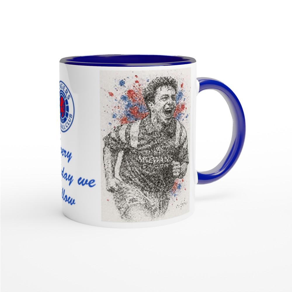 Rangers Mug: Gazza & Coisty - Blue Nose Fan Gift